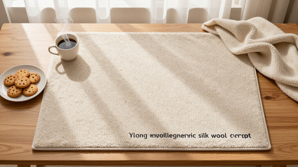 yilong hypoallergenic silk wool carpet
