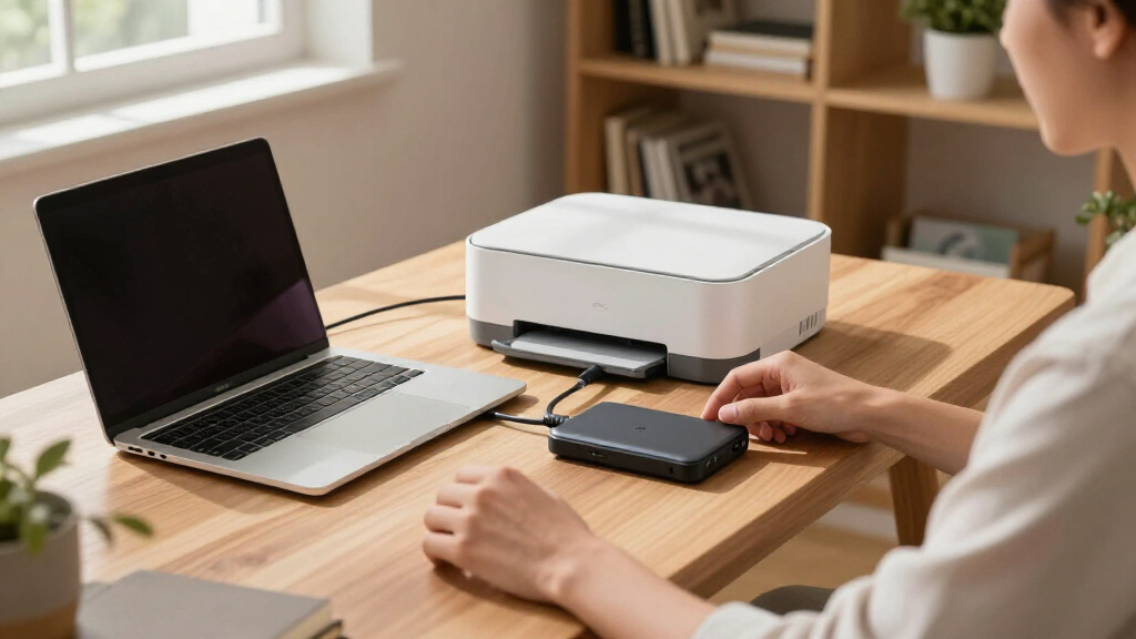 best dock for laptop plus external hard drive and printer