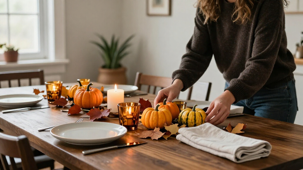 Halloween table decorations
