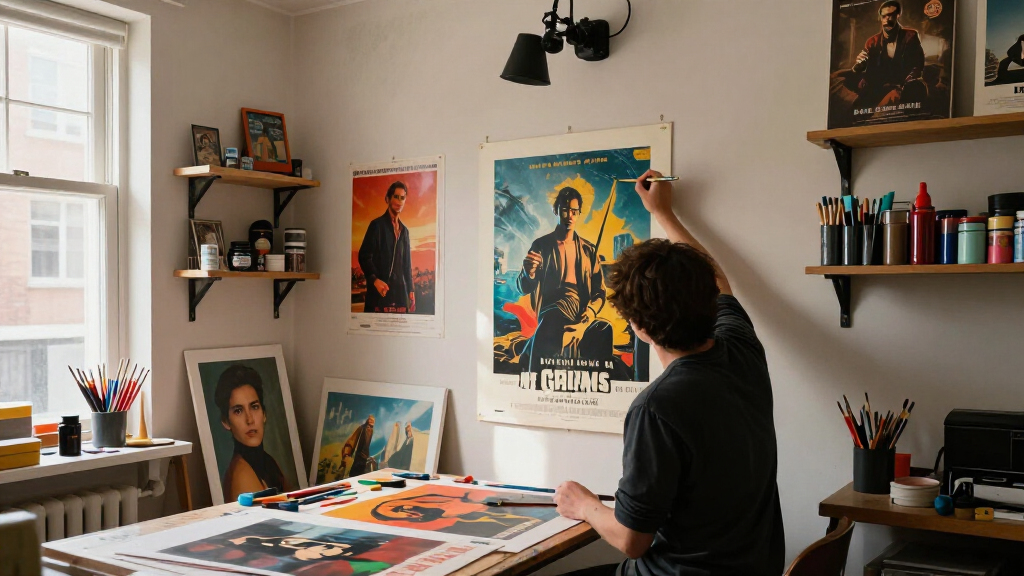 movie poster wall art
