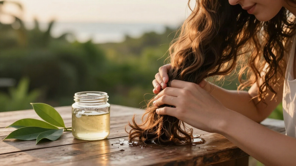natural coconut oil hair mask