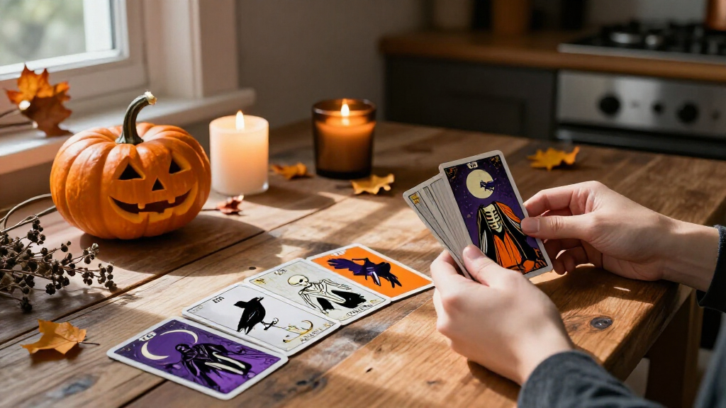 Halloween tarot card decks