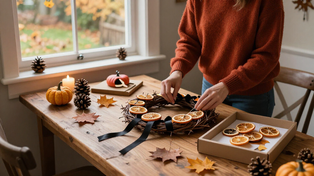 Halloween wreath making kits