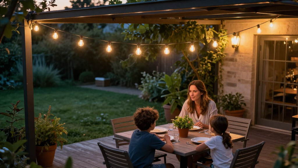 outdoor string lights