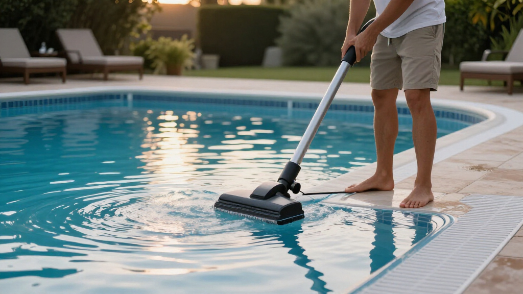 manual pool vacuum