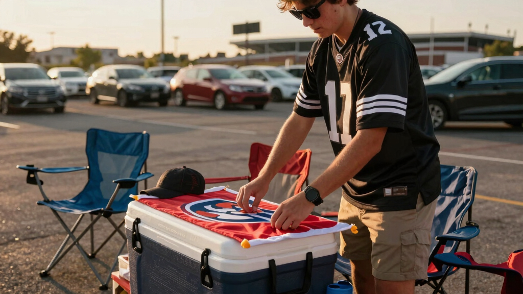 soccer fan tailgating gear