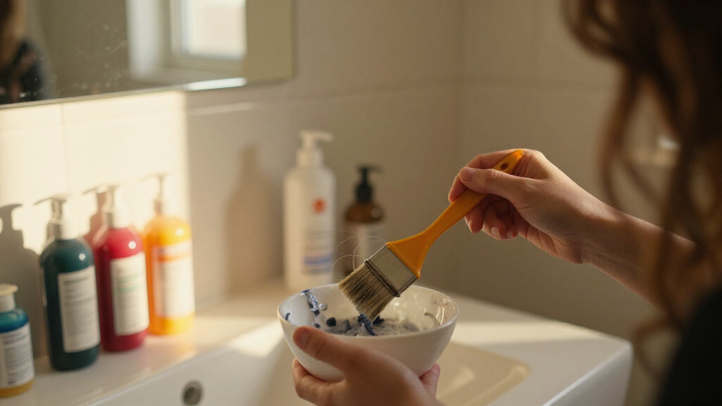 at home hair dye