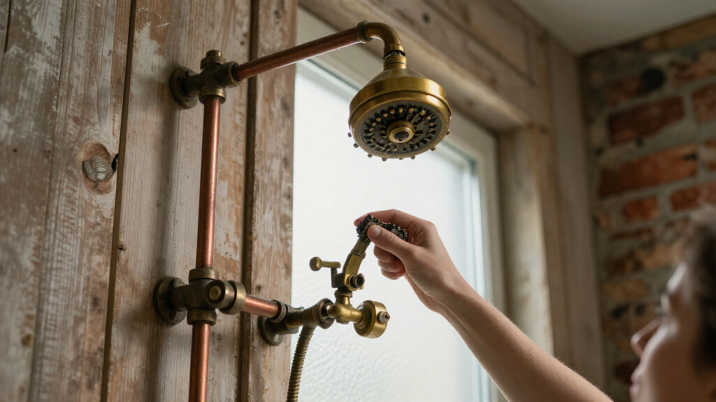 steampunk shower system