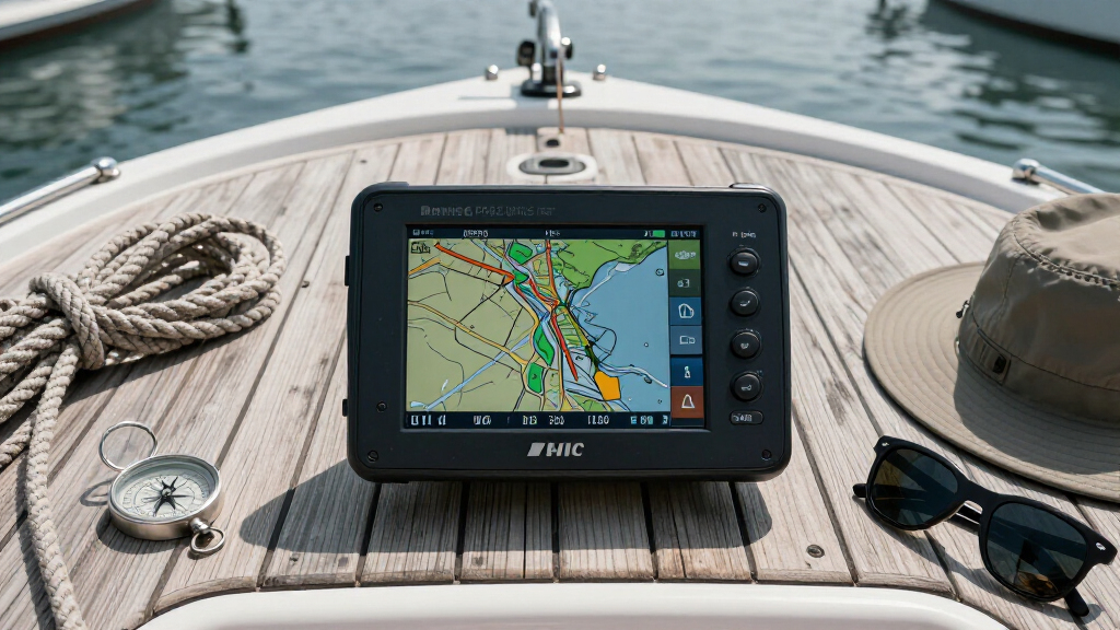 marine gps chartplotter 9 inch