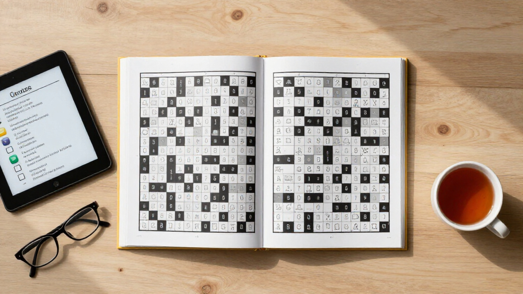large print crossword puzzle books