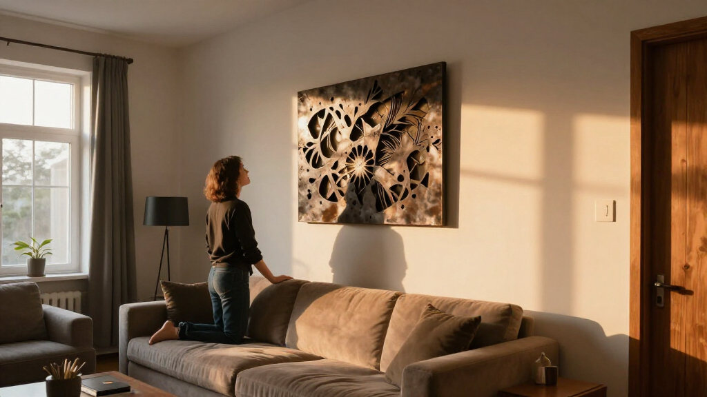 large metal wall sculptures for statement walls