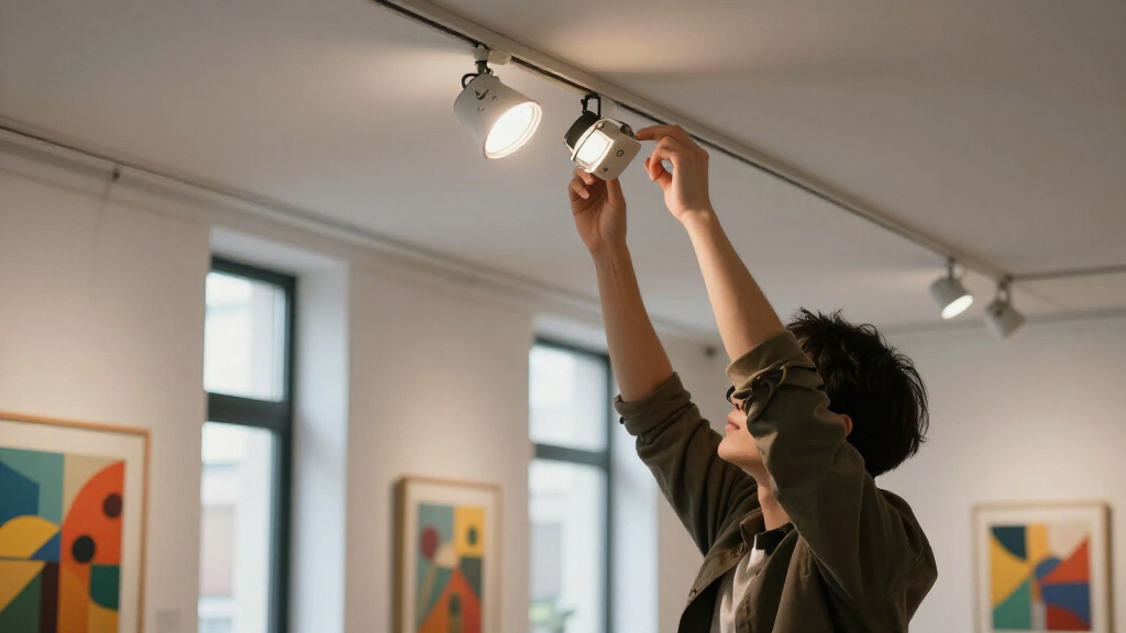 led wall washers for gallery lighting