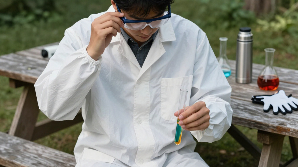 flameresistant lab coat