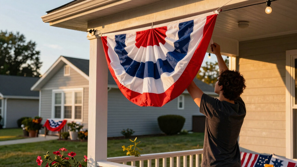 4th of July patriotic outdoor decorations