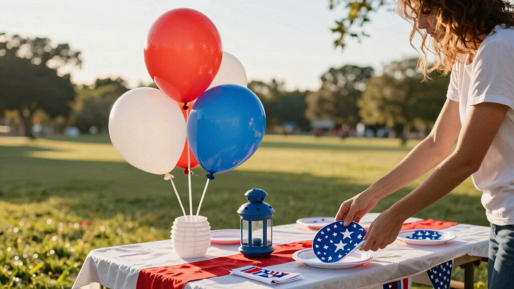 patriotic outdoor party supplies