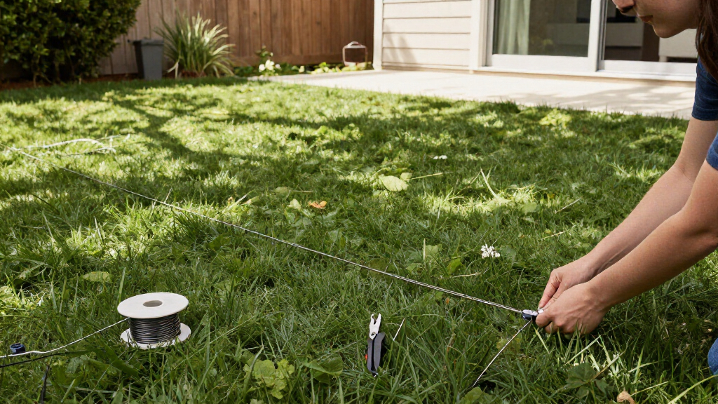 robotic lawn mower with virtual boundaries