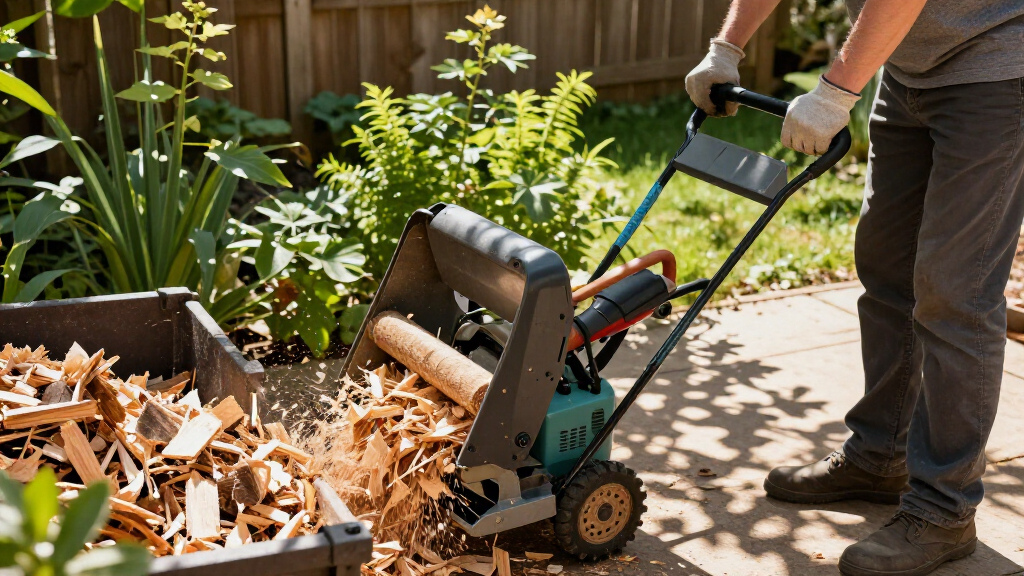 electric compost yard chipper shredders
