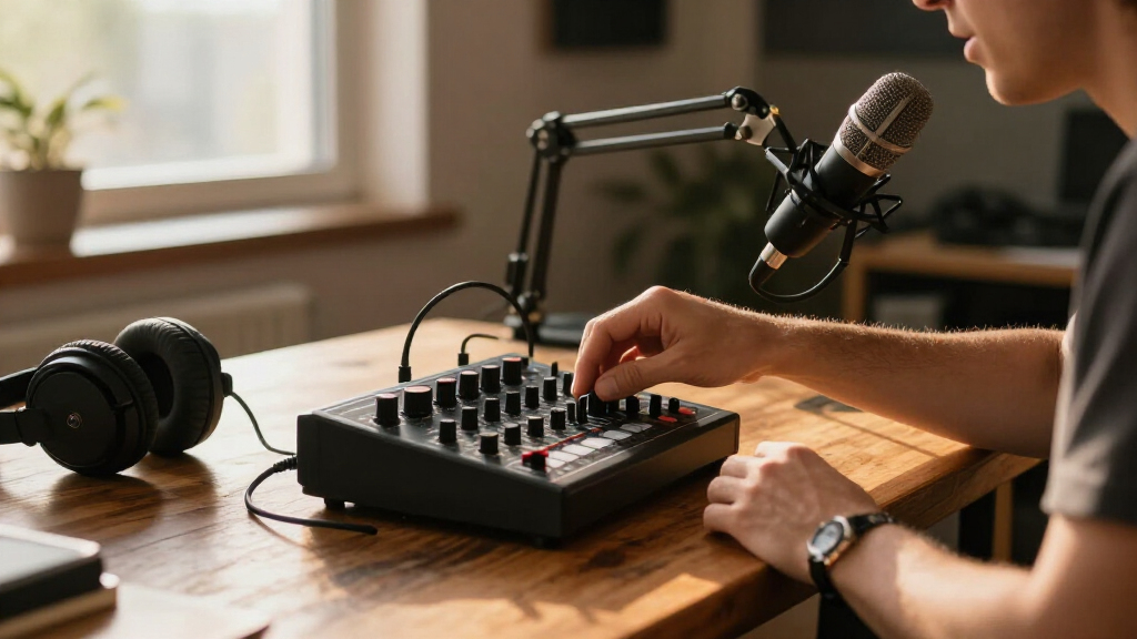 portable podcast audio mixers