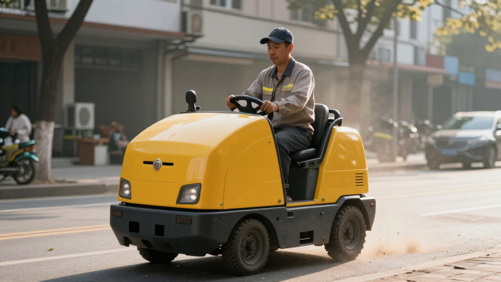 electric vs battery powered road sweepers