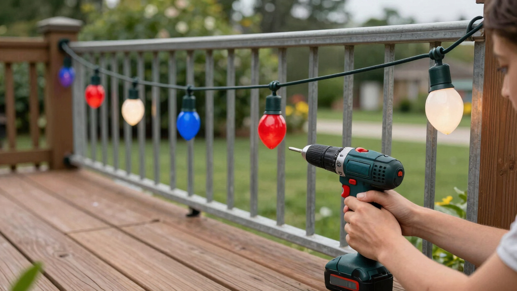 patriotic outdoor string lights