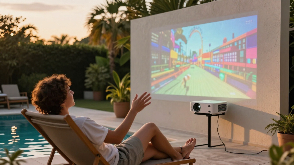 outdoor projector 4k