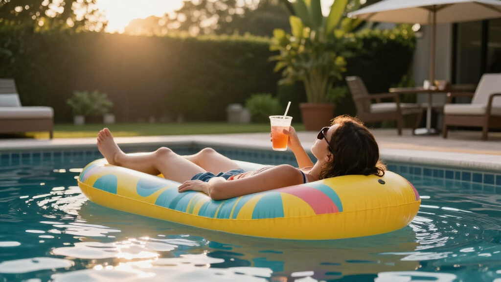 inflatable pool floaties
