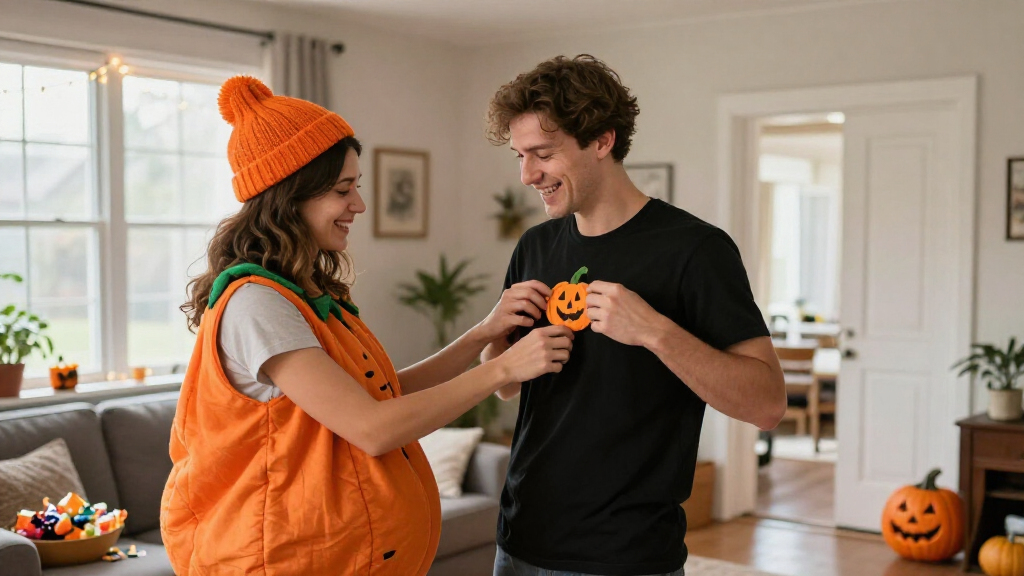 Halloween costumes for expectant parents