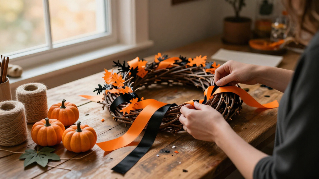 Halloween wreath making kits
