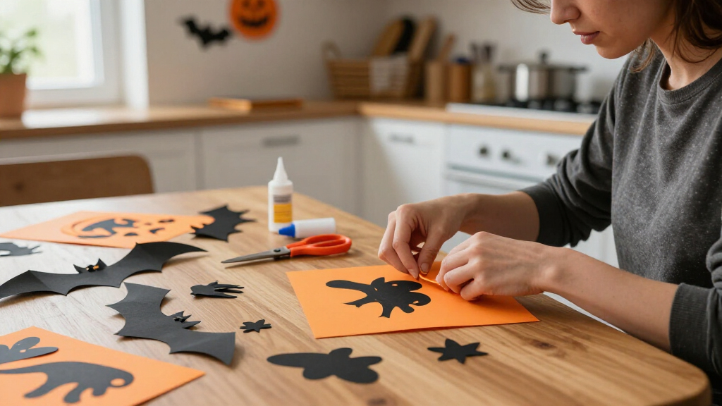 Halloween paper crafting kits