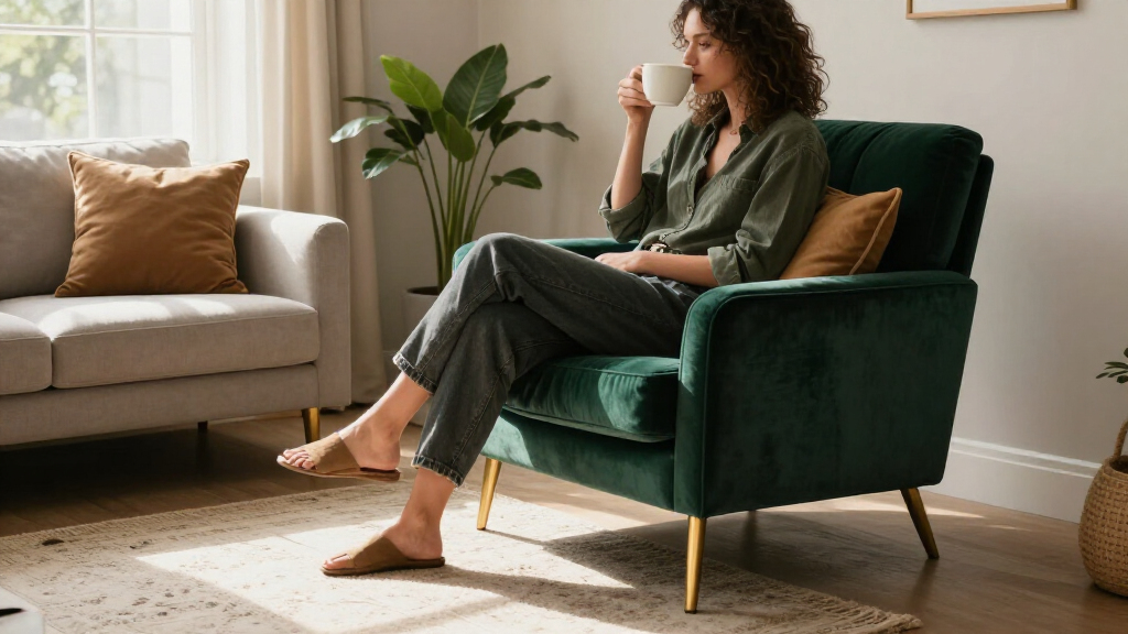 modern velvet accent chairs