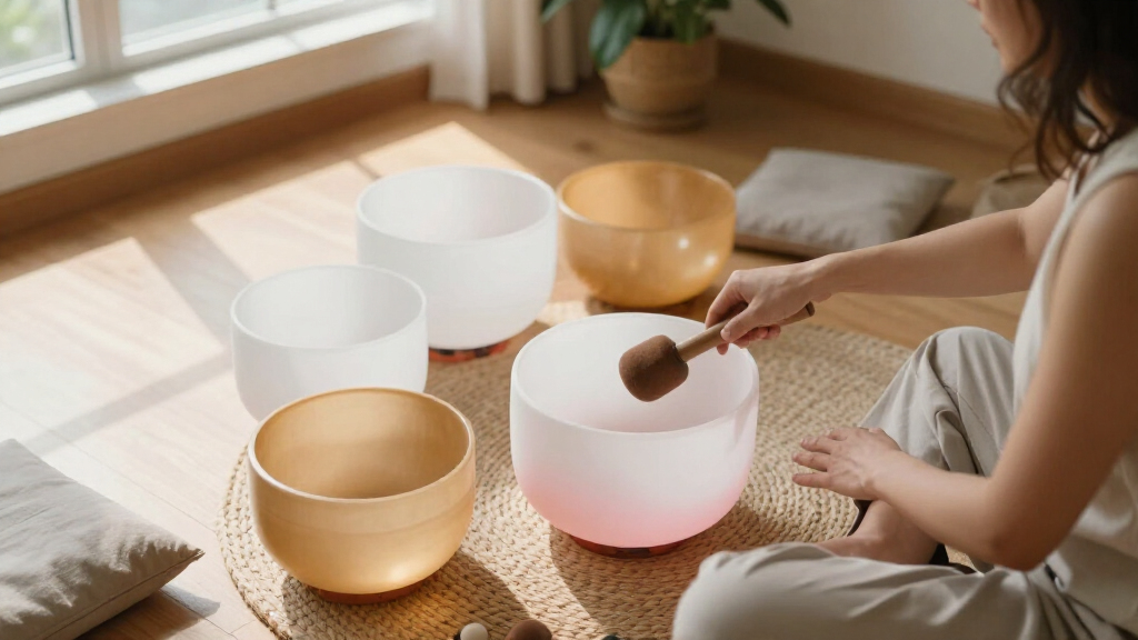 crystal singing bowls