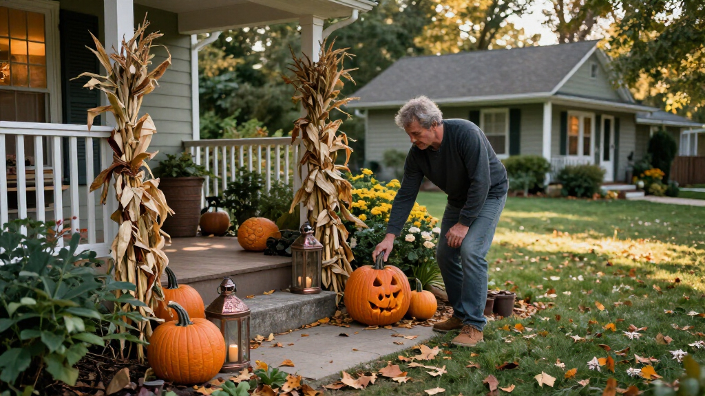outdoor Halloween decorations