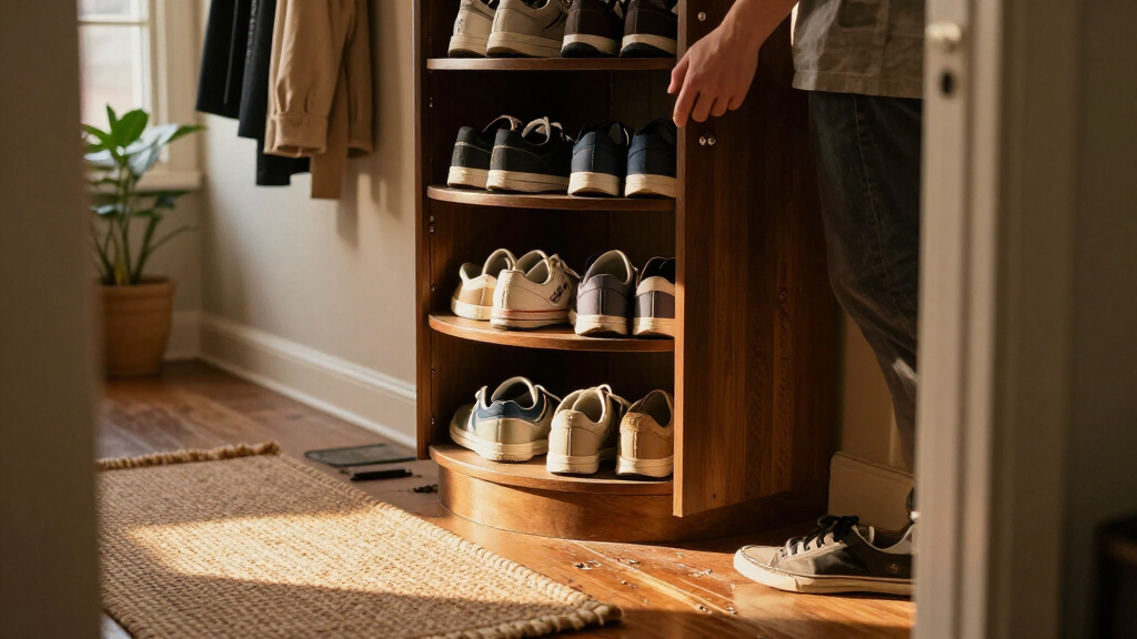 best rotating shoe storage cabinets