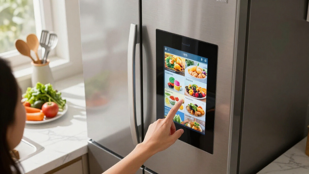 smart refrigerators with touch screens