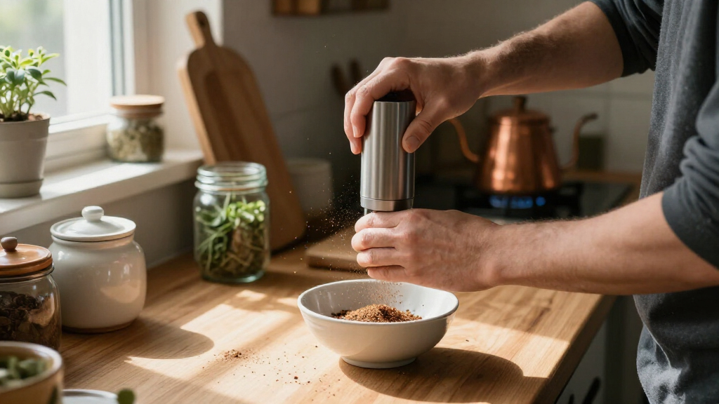 automatic spice grinders