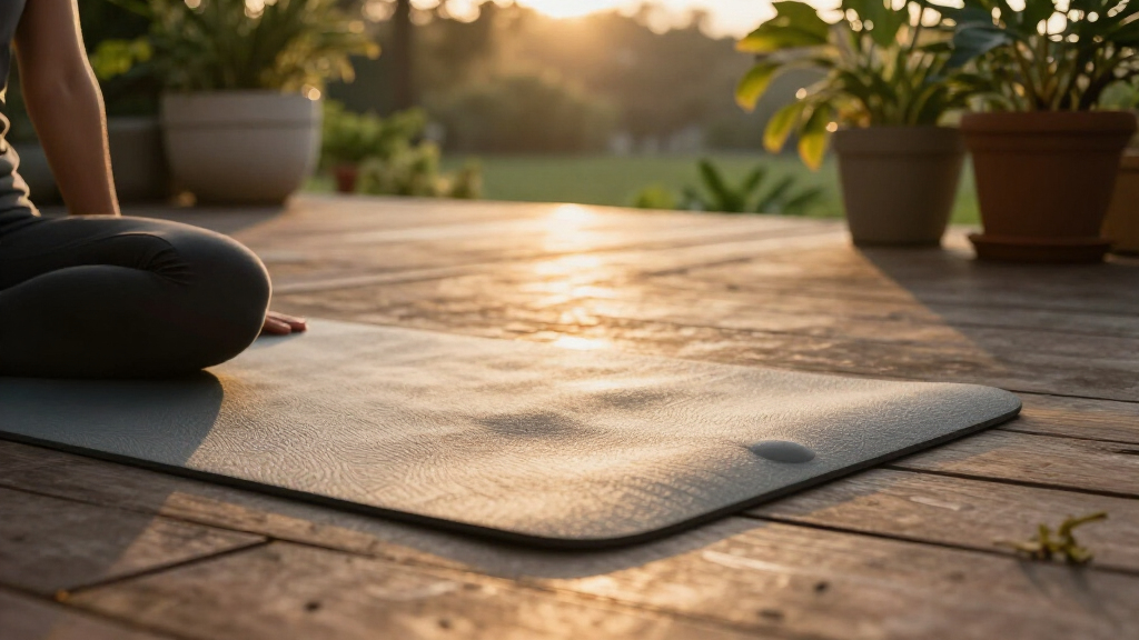 premium yoga mats for joint support