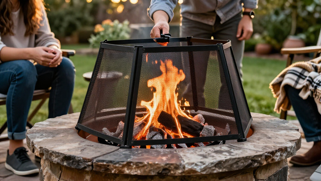 best fire pit safety screens