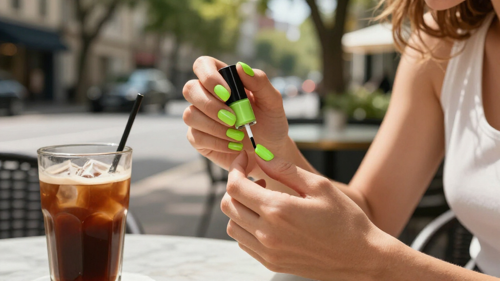 best neon green nail polishes