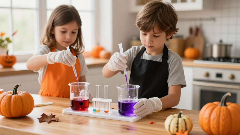 Halloween chemistry experiment kits for kids