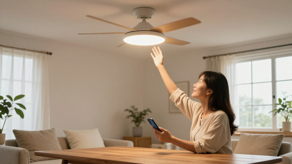 smart ceiling fans with lights