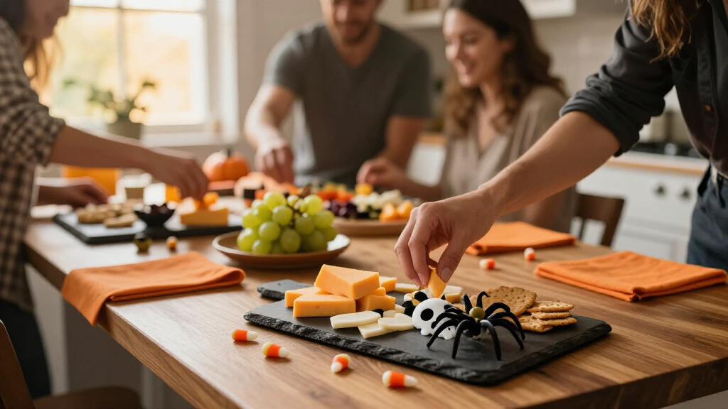 Halloween charcuterie boards