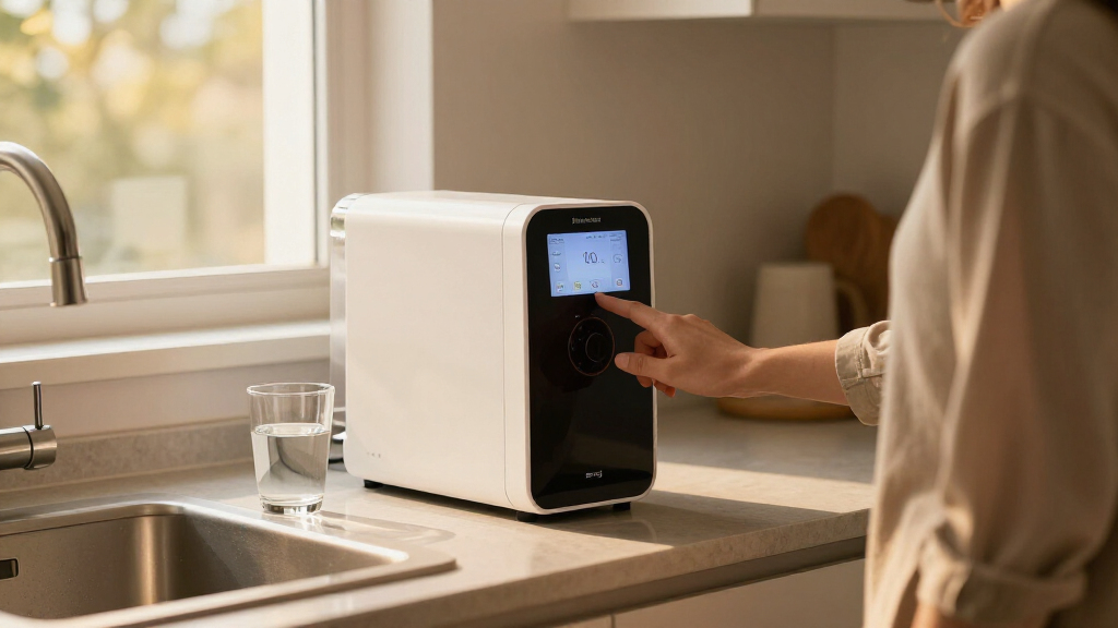 alkaline ionizer machines with touch display