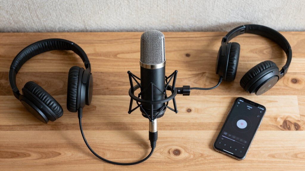 news recording microphones