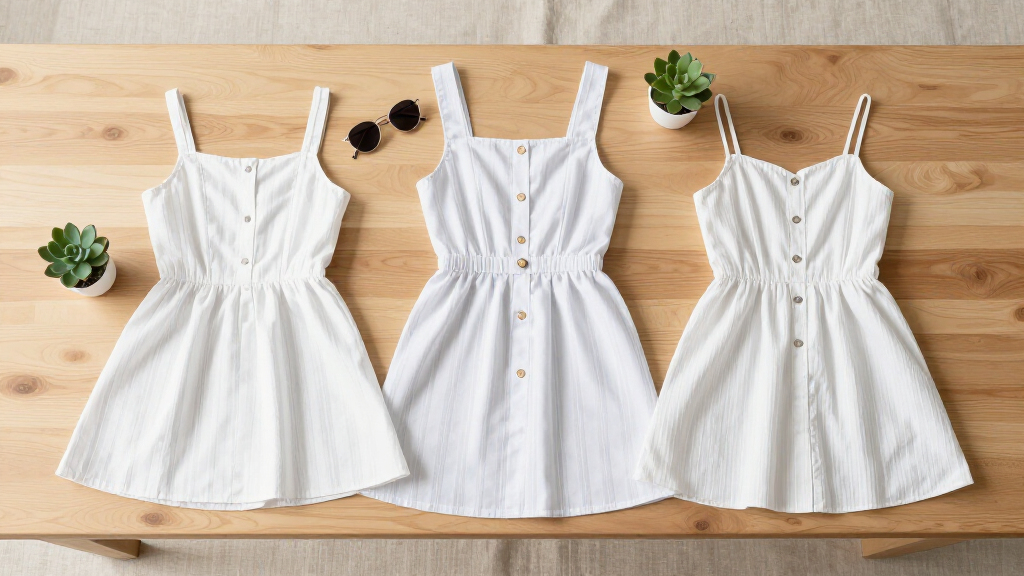 best striped white dresses