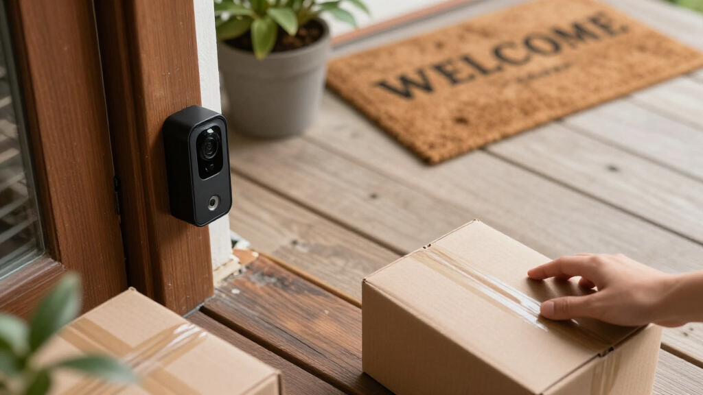 doorbell camera with package detection