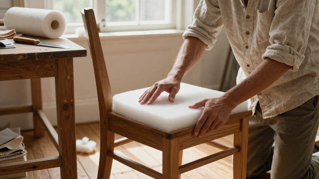 foam options for reupholstering chairs