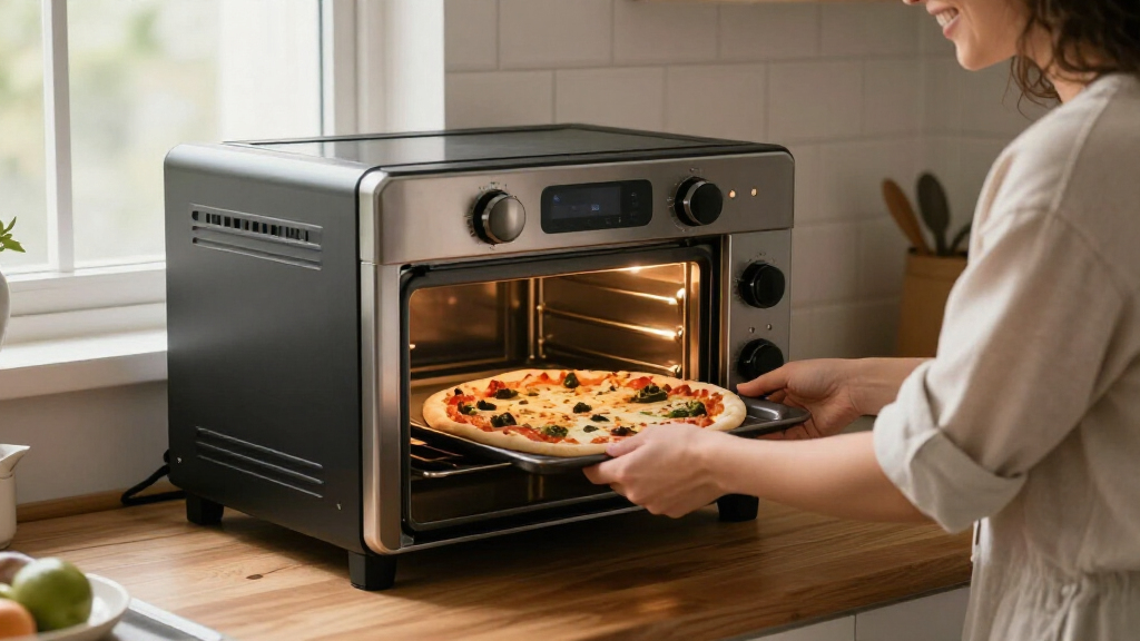 compact countertop pizza oven