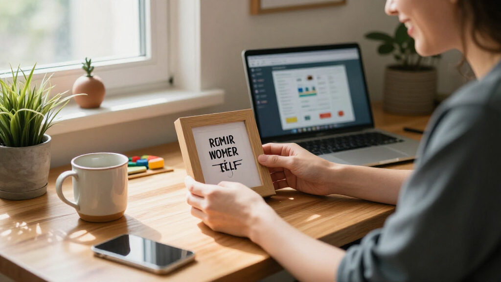 motivational quote desk accessories