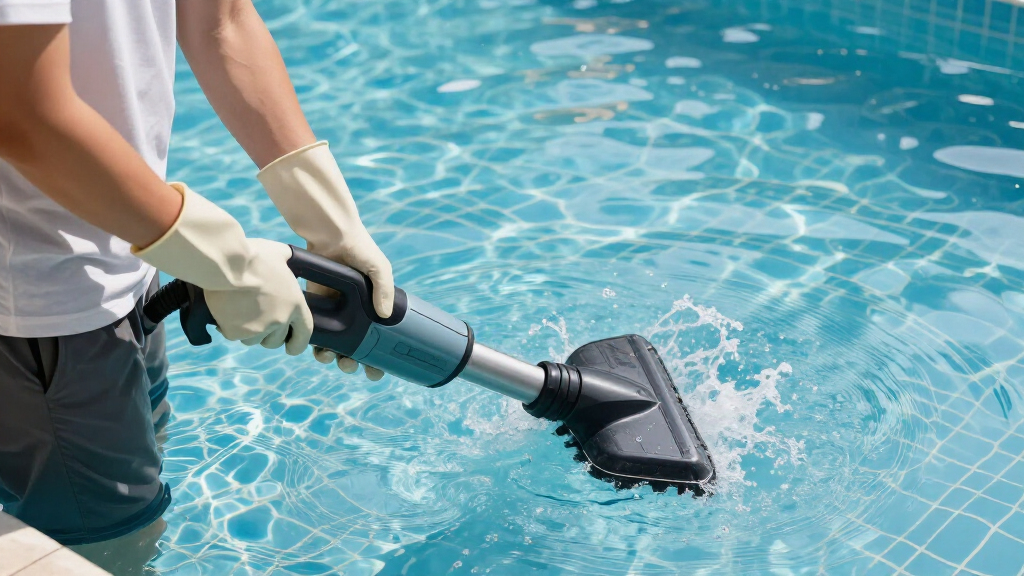 battery pool vacuum