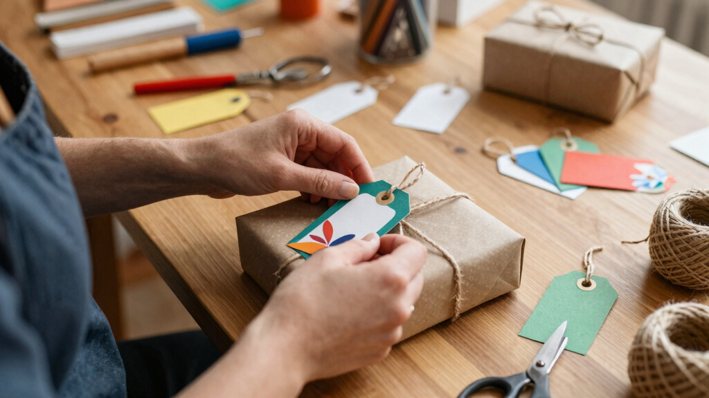 handmade gift tags